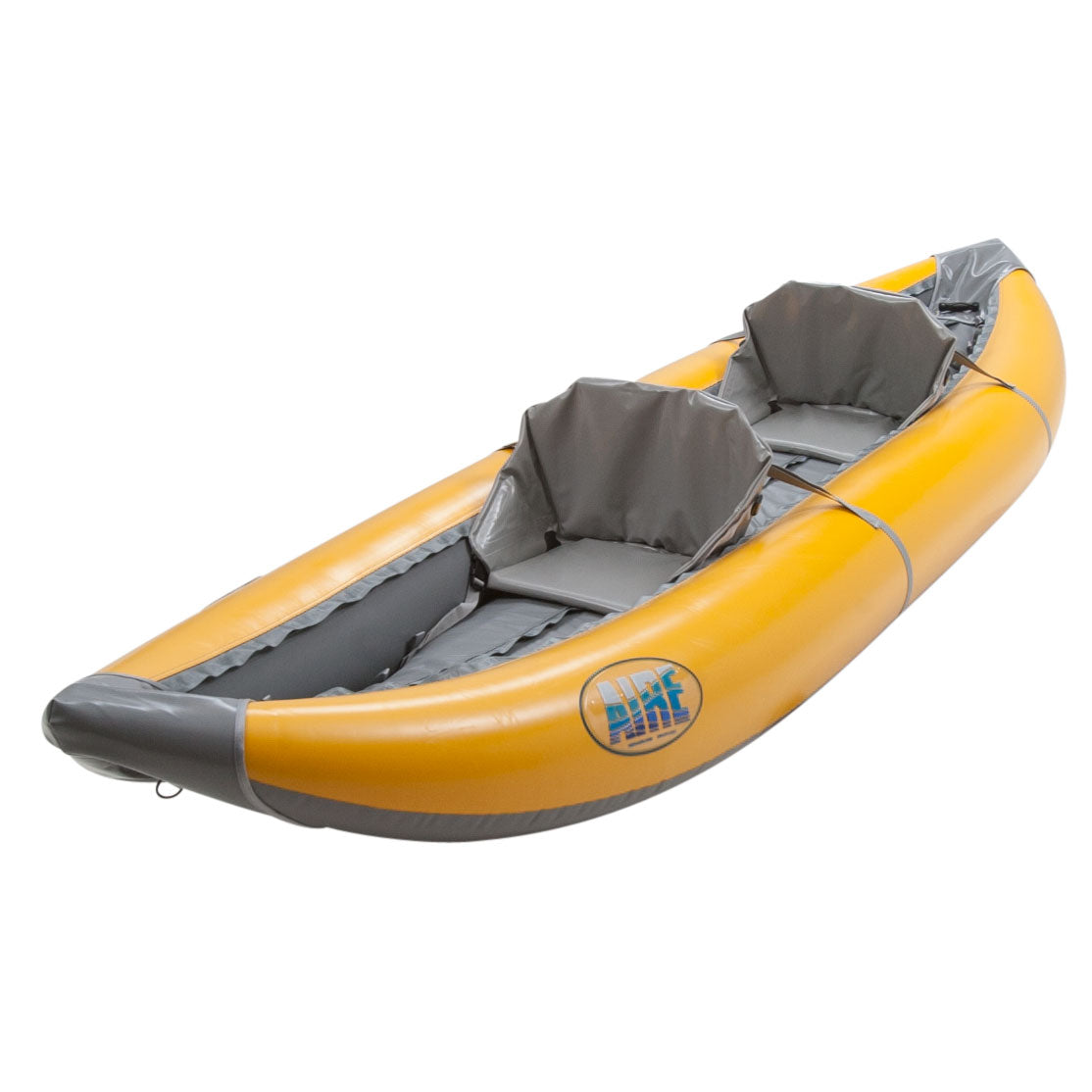 Inflatable Fishing Boat Inflatable Canoe Yellow PVC Inflatable One