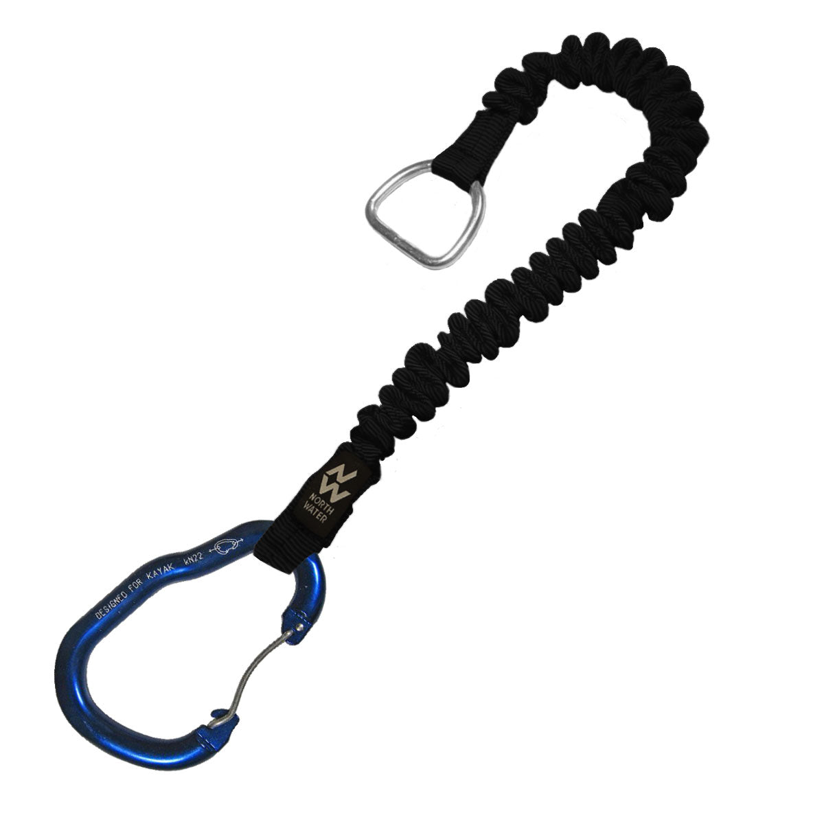 North Water Pig Tail with Paddle Carabiner