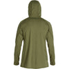 NRS Men's Silkweight Hoodie in Olive back