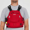 NRS Ninja Pro Rescue Lifejacket (PFD) in red model forward