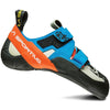 La Sportiva Men's Otaki Rock Climbing Shoes in Blue/Flame side