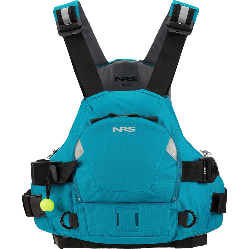 NRS Ninja Pro Rescue Lifejacket (PFD) in Aqua front