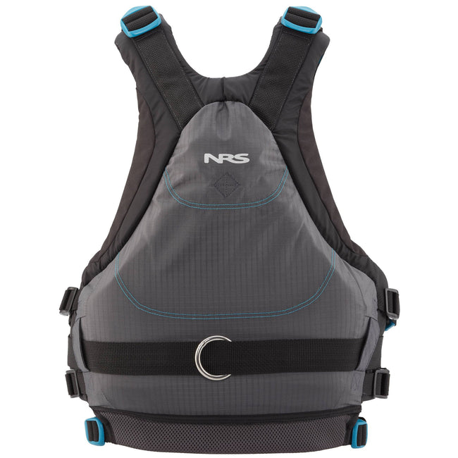 NRS Zen Rescue Lifejacket (PFD) in Charcoal Teal back