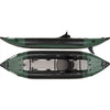 Sea Eagle Explorer 350FX Inflatable Kayak Swivel Seat Fishing Rig Package top side