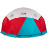 Mountain Hardwear Space Station Dome Basecamp Tent in Alpine Red front closed