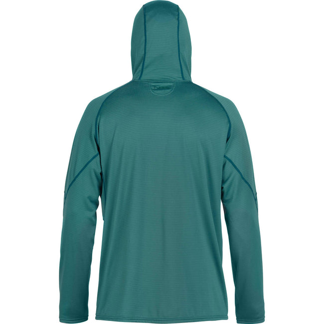 NRS Men's Lightweight Hoodie in Mediterranea back