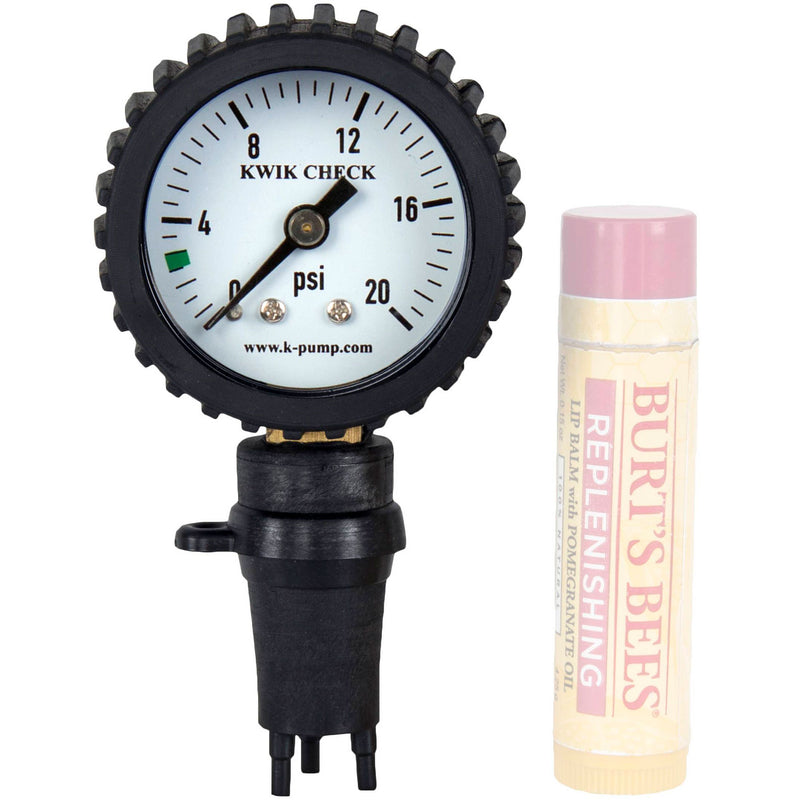 K-Pump Kwik Check Pressure Gauge for Boston Valves angle