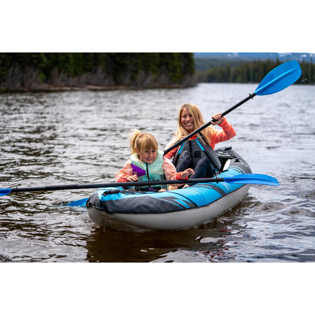 Aquaglide Chinook 100 Inflatable Kayak in use