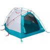 Mountain Hardwear Trango 3-Person Mountaineering Tent in Alpine Red no fly open