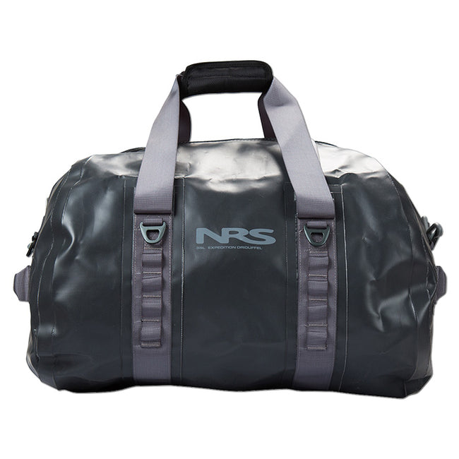 NRS Zippered Expedition DriDuffel Dry Bag in Flint front