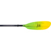 Werner Camano 4-Piece Fiberglass Straight Shaft Kayak Paddle in Gradient Citrus blade