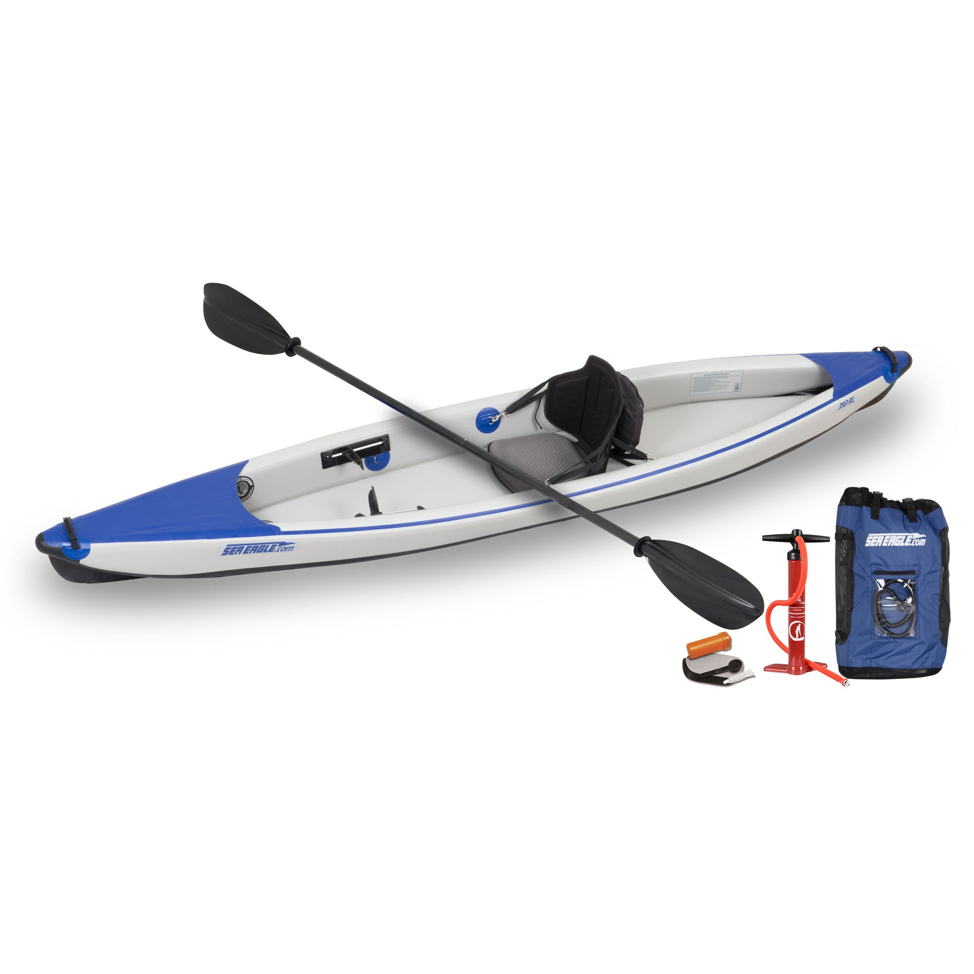 Sea Eagle RazorLite 393 Inflatable Kayak Pro Carbon Solo Package
