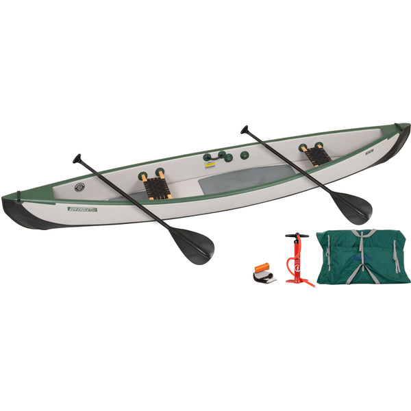 Sea Eagle TravelCanoe TC16 Start Up 2 Person Inflatable Canoe 