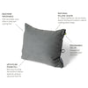 Nemo Fillo King Backpacking Pillow in features