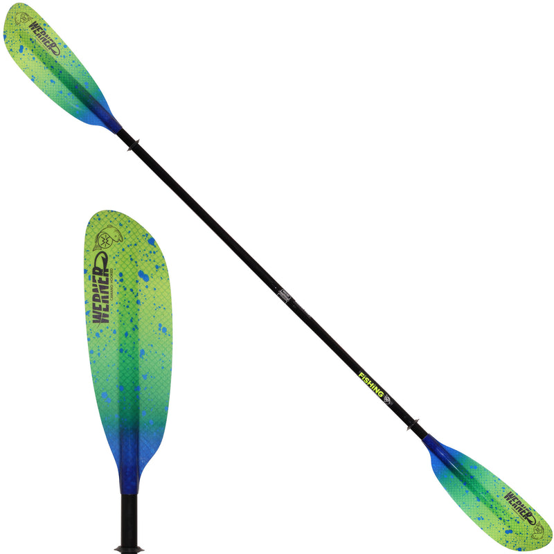 Werner Camano Hooked Fiberglass Fishing Kayak Paddle – Outdoorplay