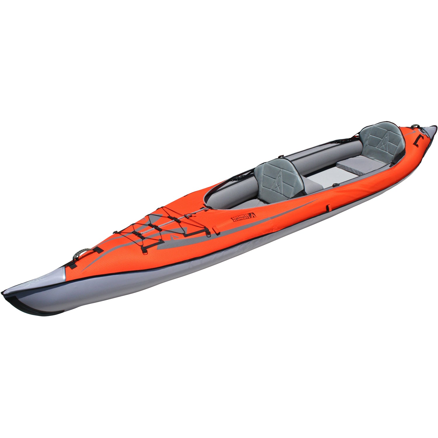 Advanced Elements AdvancedFrame Convertible Elite Inflatable Kayak in Red/Gray angle